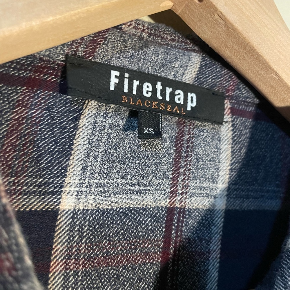 Firetrap long oversized Plaid Shirt